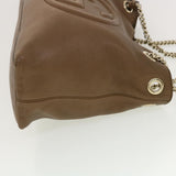Gucci Chain Soho Shoulder Bag Leather Brown 308982 41958