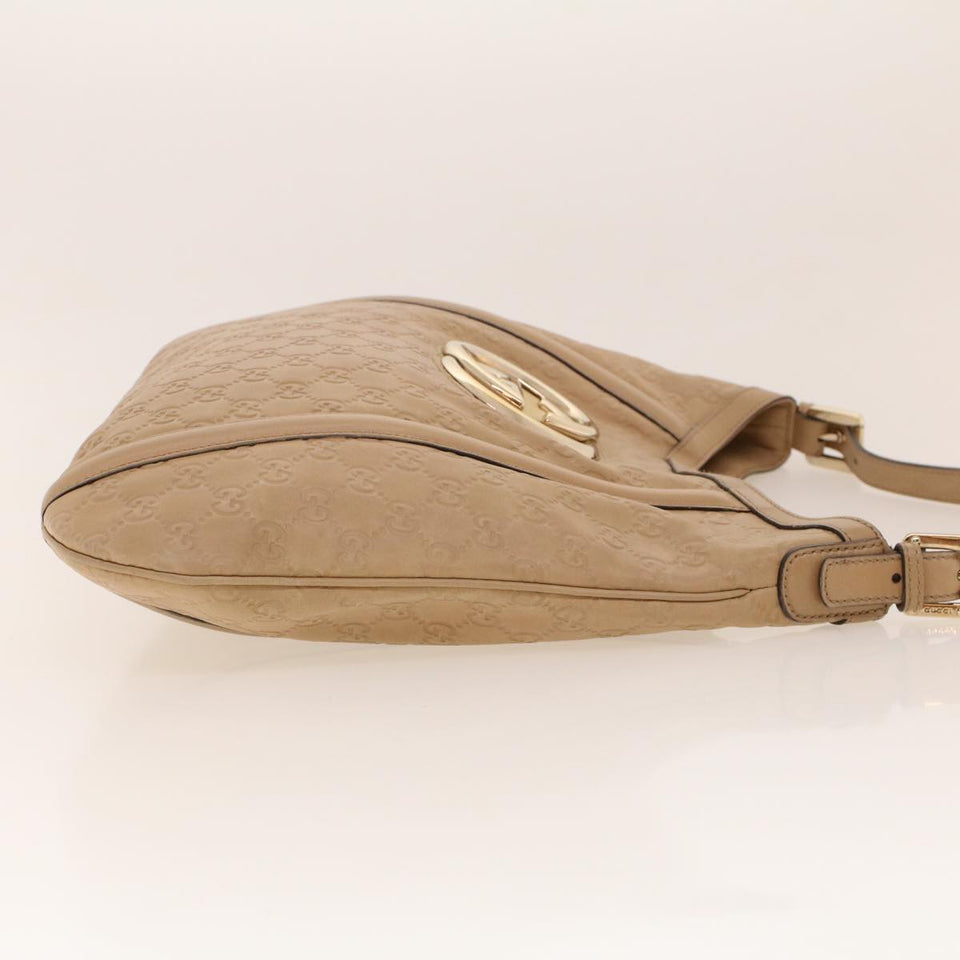 Gucci GG Canvas Guccissima Shoulder Bag Beige 162740 41962
