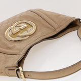 Gucci GG Canvas Guccissima Shoulder Bag Beige 162740 41962