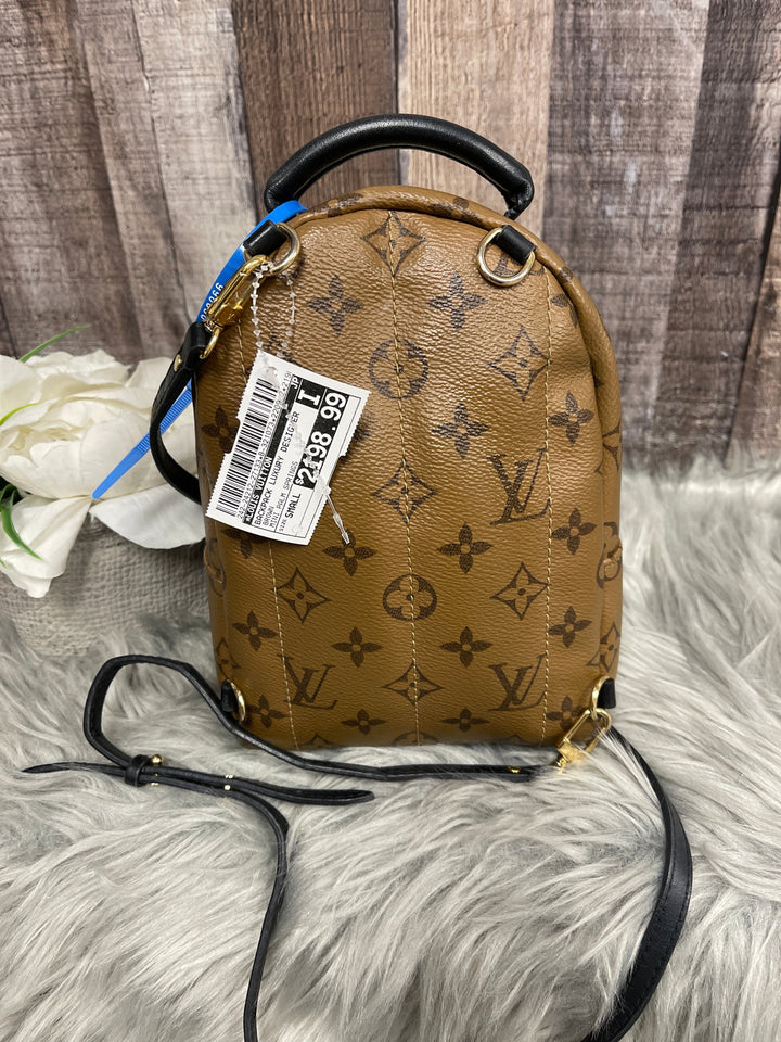 Backpack Luxury Designer By Louis Vuitton Size: Small