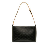 Louis Vuitton Monogram Matte Alston Shoulder Bag Noir Black Leather