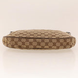 Gucci GG Canvas Web Sherry Line Shoulder Bag Beige Red Green 122790 42089