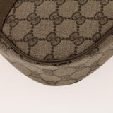 Gucci GG Canvas Web Sherry Line Clutch Bag Beige Red Green 8901034 42098