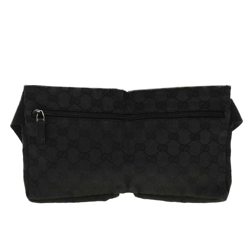 Gucci GG Canvas Waist Bag Black 28566 42100