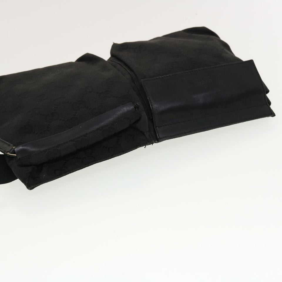Gucci GG Canvas Waist Bag Black 28566 42100