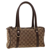 Gucci GG Canvas Boston Bag Beige 130942 42101