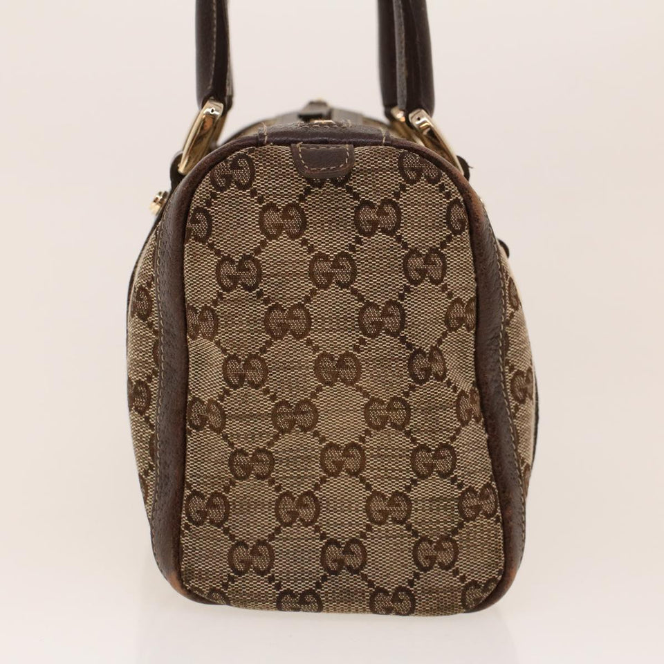 Gucci GG Canvas Boston Bag Beige 130942 42101