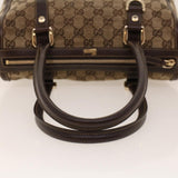 Gucci GG Canvas Boston Bag Beige 130942 42101