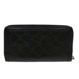 Gucci GG Canvas Guccissima Long Wallet Black 291132 42180