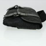 Gucci GG Canvas Waist Bag Black 145851 42185