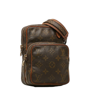 Louis Vuitton Monogram Shoulder Bag PVC/Leather Brown