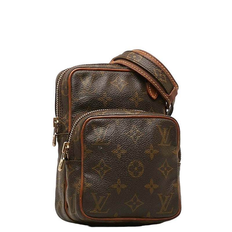 Louis Vuitton Monogram Shoulder Bag PVC/Leather Brown