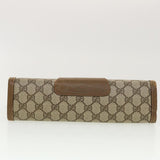 Gucci GG Canvas Web Sherry Line Clutch Bag Beige Red Green 8901033 42746