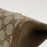 Gucci GG Canvas Web Sherry Line Clutch Bag Beige Red Green 8901033 42746