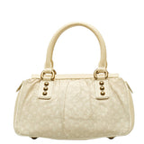 Louis Vuitton Monogram Mini Handbag Leather/Candy Dune Beige Ladies