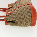 Gucci GG Canvas Shoulder Bag Beige 353122 43168