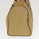 Gucci Web Sherry Line Boston Bag Canvas Beige Red Green 378.012.3841 43210