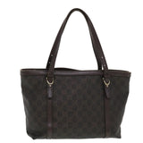 Gucci GG Canvas Tote Bag Brown 336776 43238