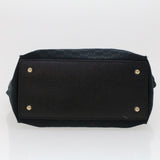 Gucci GG Canvas Bamboo Hand Bag Black 137394 43264