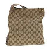 Gucci GG Canvas Shoulder Bag Beige 91761 43267