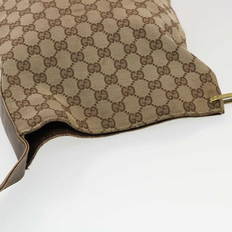 Gucci GG Canvas Shoulder Bag Beige 91761 43267