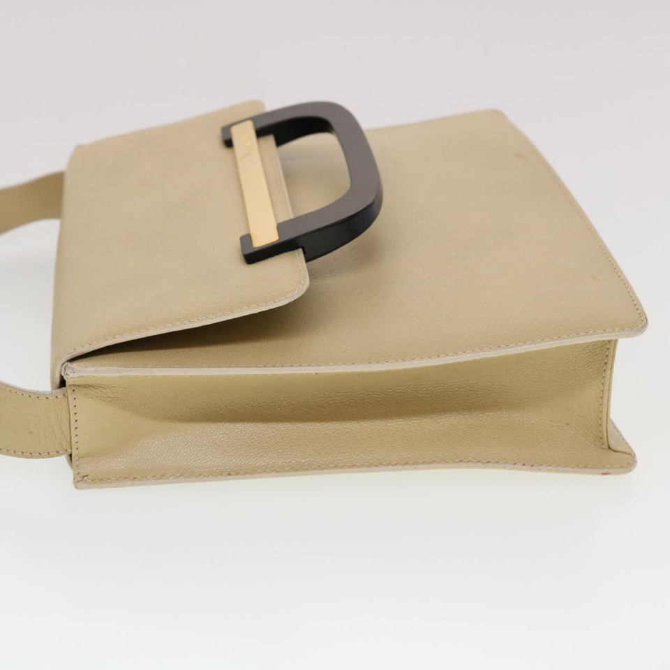 Gucci Shoulder Bag Leather Beige 43282