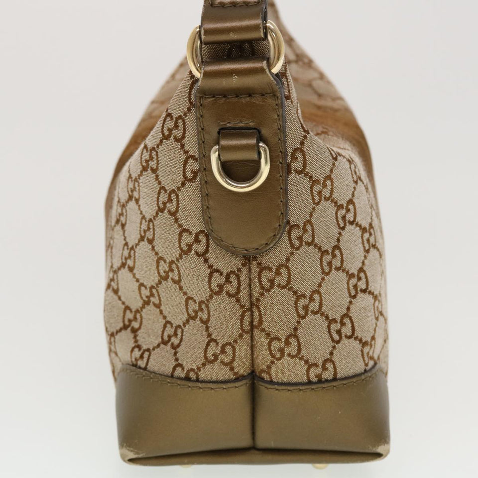 Gucci GG Canvas Shoulder Bag Beige 269959 43302