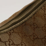 Gucci GG Canvas Shoulder Bag Beige 269959 43302