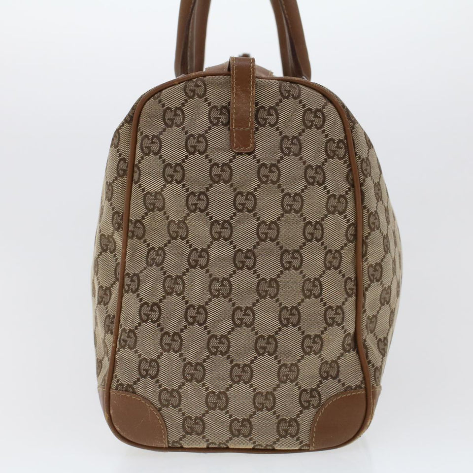 Gucci GG Canvas Web Sherry Line Boston Bag Beige Red 2122.000.5301 43326