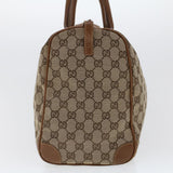 Gucci GG Canvas Web Sherry Line Boston Bag Beige Red 2122.000.5301 43326