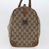 Gucci GG Canvas Web Sherry Line Boston Bag Beige Red 2122.000.5301 43326