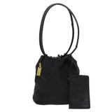 Gucci GG Canvas Shoulder Bag Black 90644 43327
