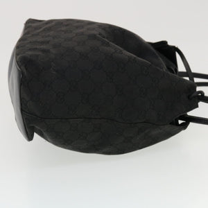 Gucci GG Canvas Shoulder Bag Black 90644 43327