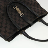 Gucci GG Canvas Jackie Hand Bag Brown 0021064 43332