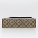 Gucci GG Canvas Web Sherry Line Clutch Bag Beige Red 89.01.031 43670