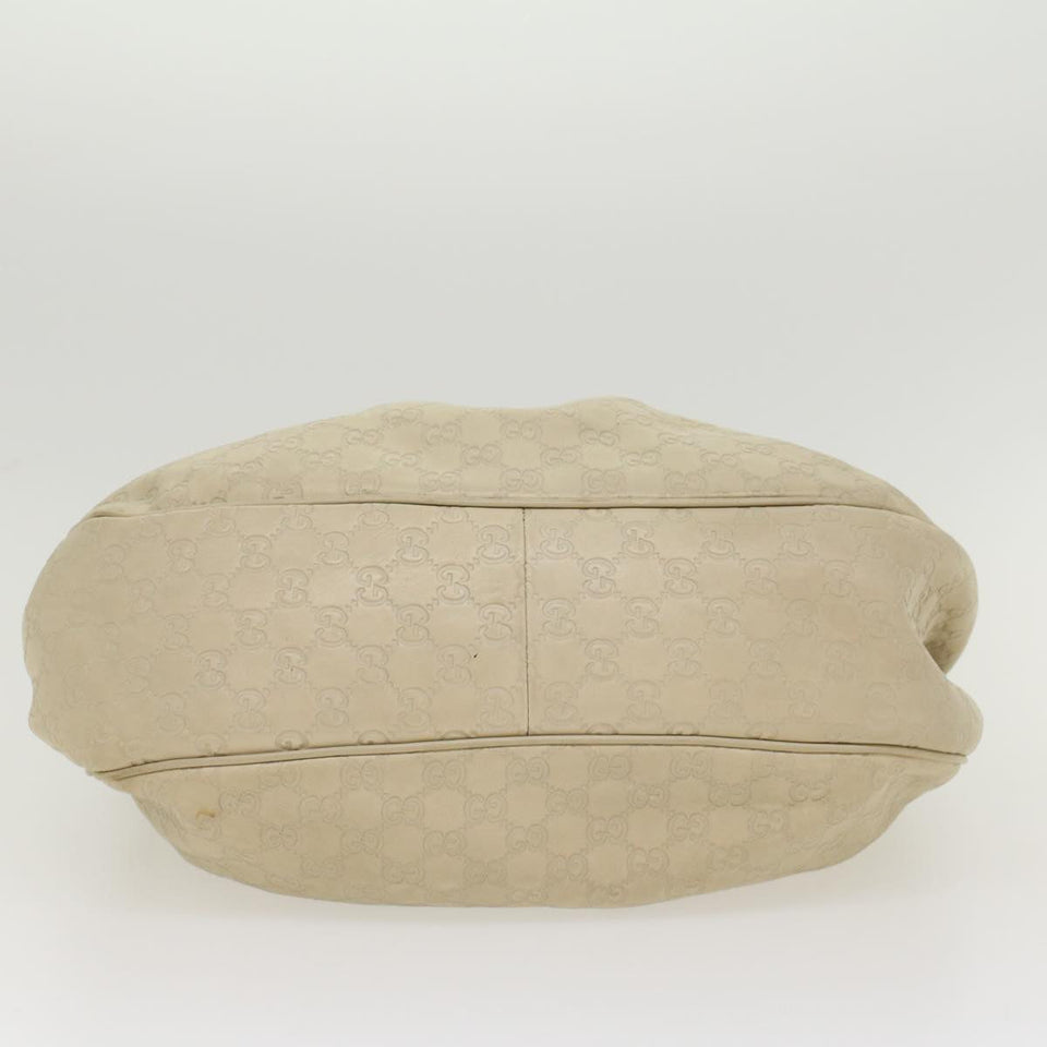 Gucci GG Canvas Guccissima Shoulder Bag Beige 232955 43751