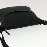 Gucci GG Canvas Shoulder Bag Black 145857 43763