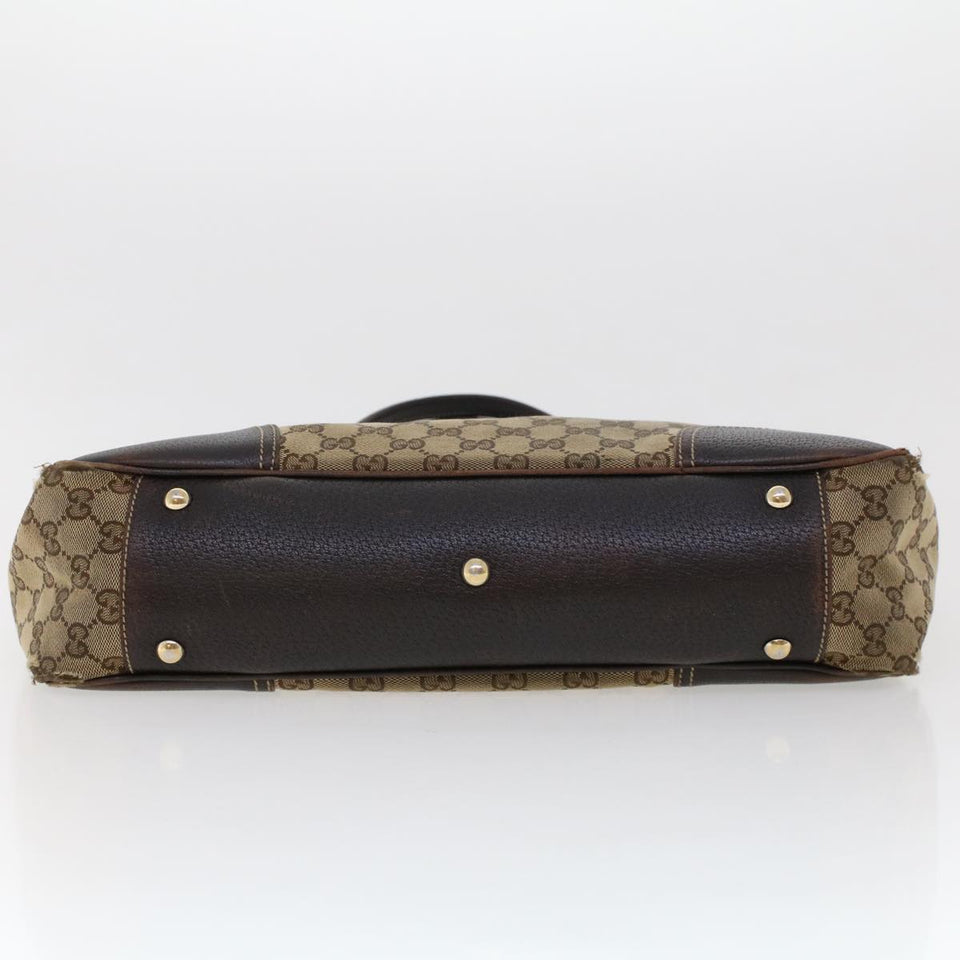 Gucci GG Canvas Web Sherry Line Shoulder Bag Beige Red Green 163805 43883