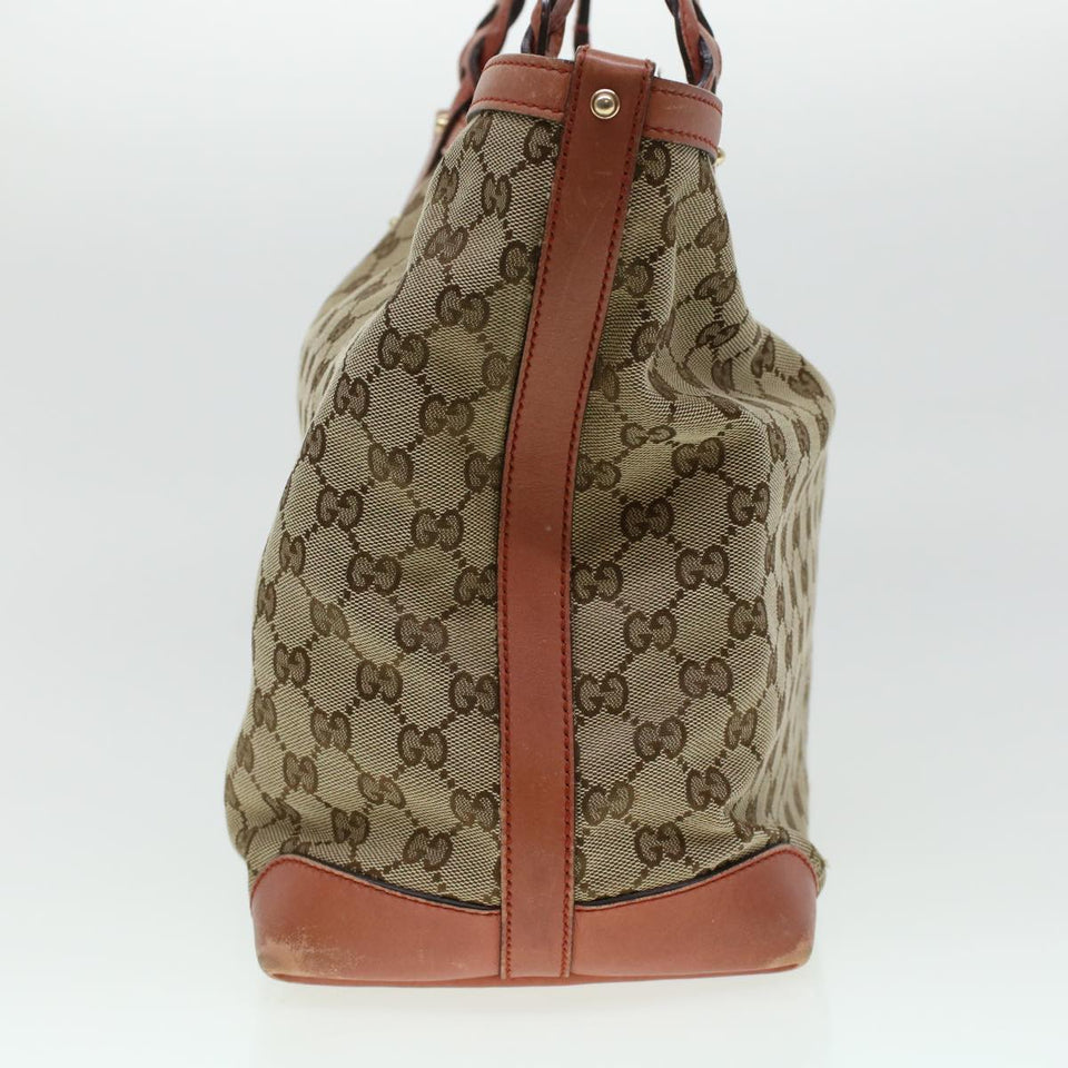 Gucci GG Canvas Tote Bag Beige 247209 43885