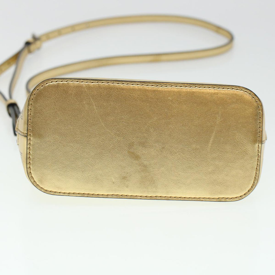Gucci Shoulder Bag Leather Gold 511189 43933