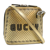Gucci Shoulder Bag Leather Gold 511189 43933