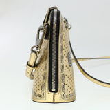 Gucci Shoulder Bag Leather Gold 511189 43933