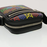 Gucci GG Psychedelic Shoulder Bag PVC Leather Multicolor 44040A
