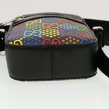 Gucci GG Psychedelic Shoulder Bag PVC Leather Multicolor 44040A