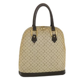 Louis Vuitton Monogram Mini Alma Haut Hand Bag Khaki LV Auth
