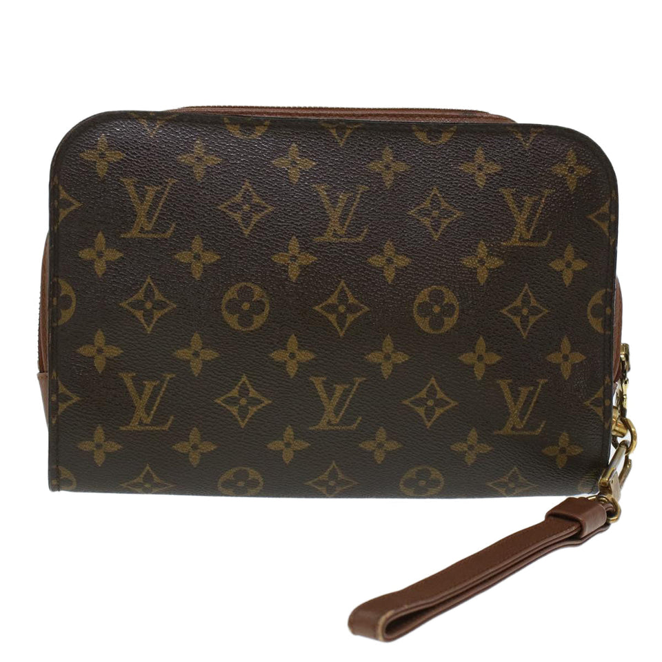 Louis Vuitton Monogram Orsay Clutch Bag LV Auth