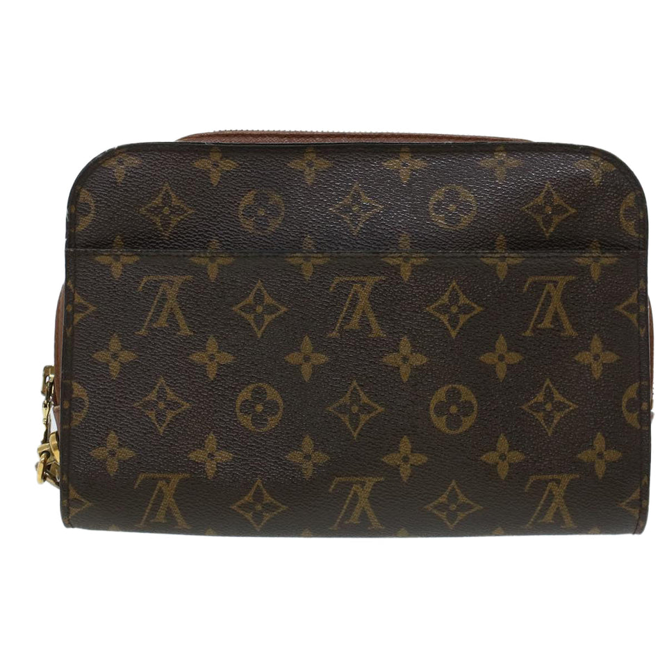 Louis Vuitton Monogram Orsay Clutch Bag LV Auth