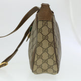Gucci GG Canvas Web Sherry Line Shoulder Bag Beige Red 10.02.056 44259
