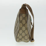 Gucci GG Canvas Web Sherry Line Shoulder Bag Beige Red 10.02.056 44259