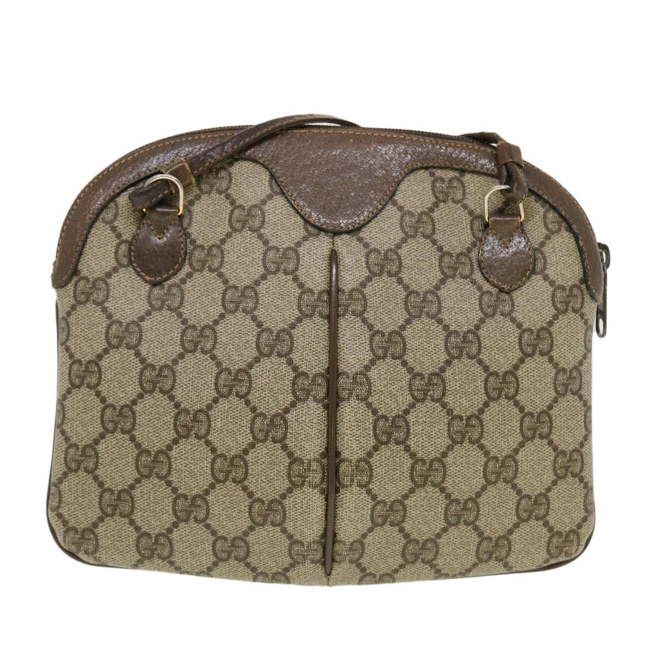 Gucci GG Canvas Web Sherry Line Shoulder Bag Beige Red 904.02.047 44260